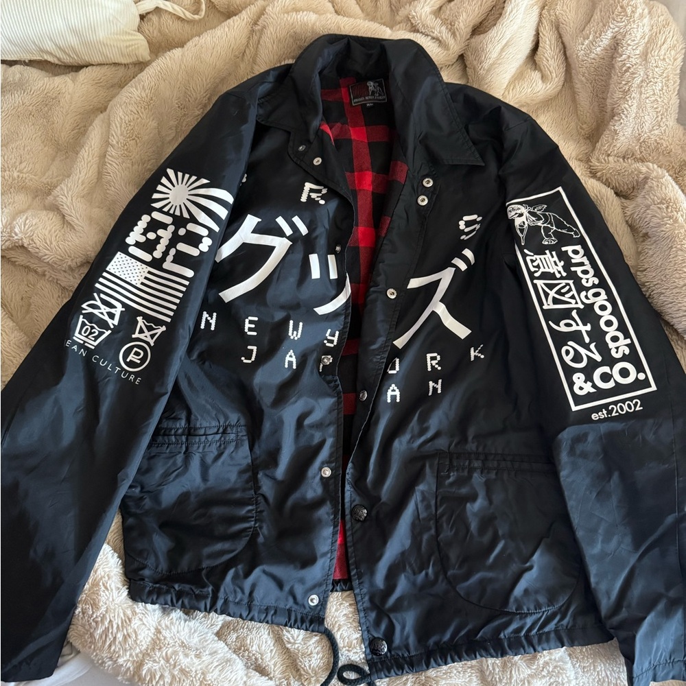 Prps Jacket -Graphics at the chest and arm areas.